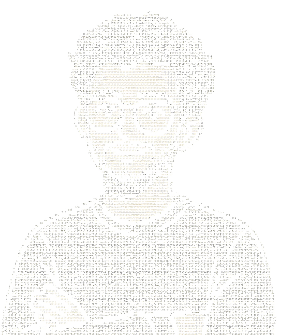 ASCII-art portrait of Show Wai Yan